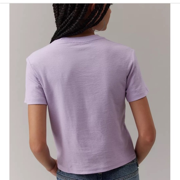NWOT Urban Outfitters Purple T-Shirt/Crop S - Picture 2 of 4